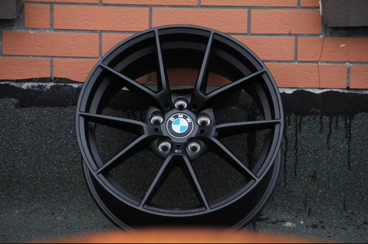 1 Series - F20/F21: 18" Satin Black 'M3 CS' Style Alloy Wheels 11-19