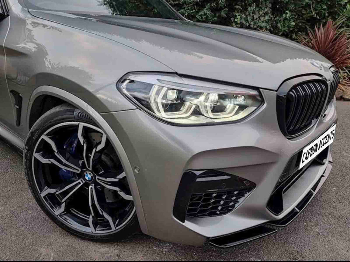 X3M - G01 F97 Pre-Facelift: Gloss Black Front Splitter 18-21