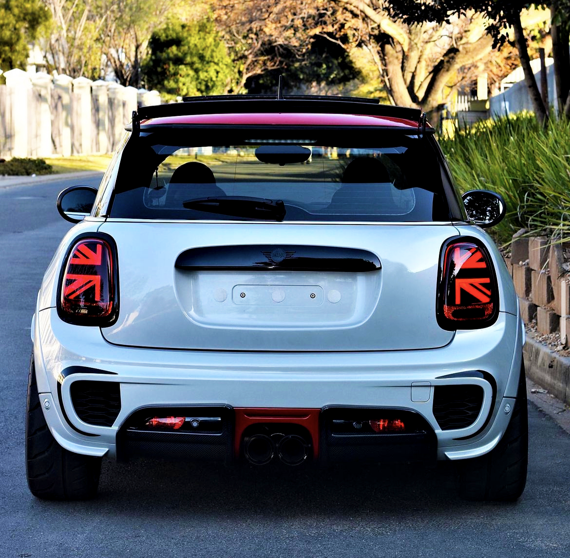 Mini Cooper - F55/F56: Red Union Jack Style Tail Lights 14-19