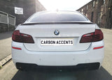 5 Series - F10: Gloss Black Performance Style Spoiler - Carbon Accents