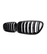 5 Series - F10/F11: Gloss Black Grill Double Slat 10-16
