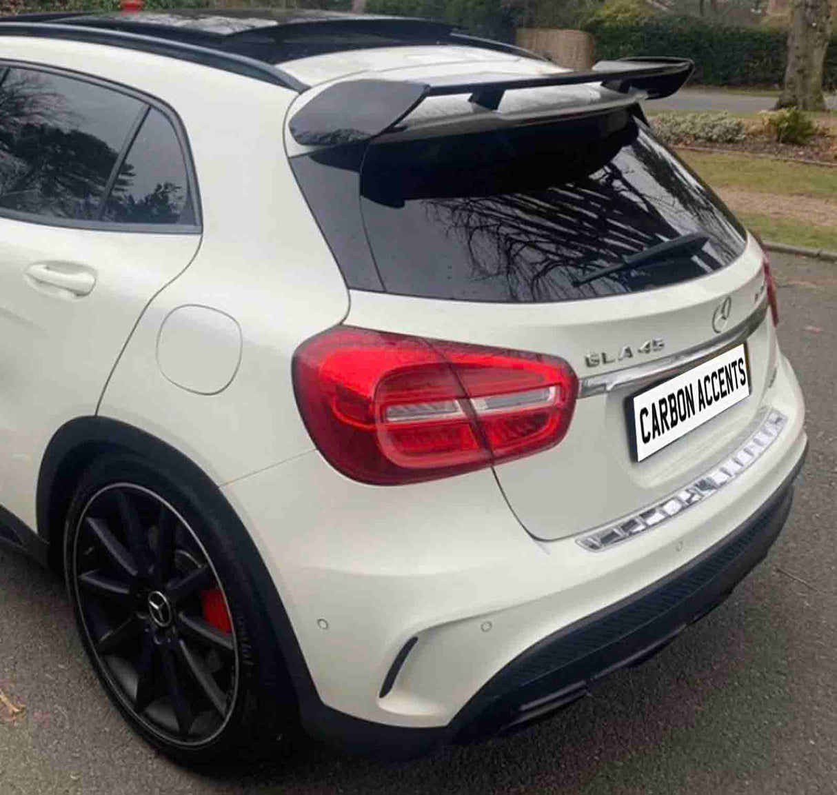 GLA - X156: Gloss Black GLA45 Aero Style Spoiler 14-19