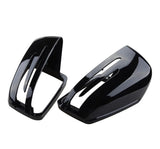 E Class - W212: Gloss Black Wing Mirror Covers 10-16