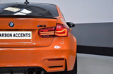 3 Series & M3 - F30/F80: Gloss Black Performance Style Spoiler - Carbon Accents