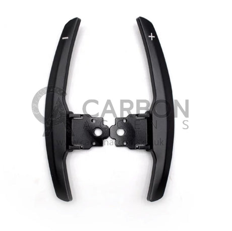 F/M Series: Black Aluminium Paddle Shifters - Carbon Accents