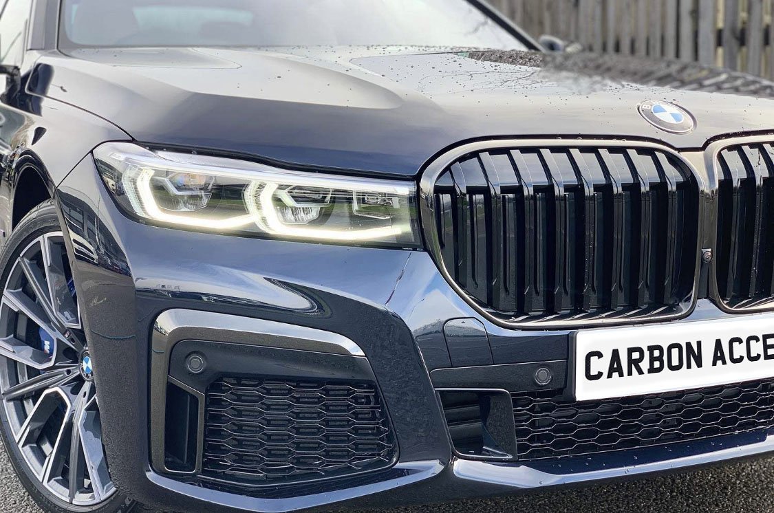 7 Series - G11/G12 Facelift: Gloss Black Grill Single Slat 20+