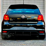 Polo - MK5 6C GTI: Gloss Black 3 Fin Style Rear Diffuser 14-17