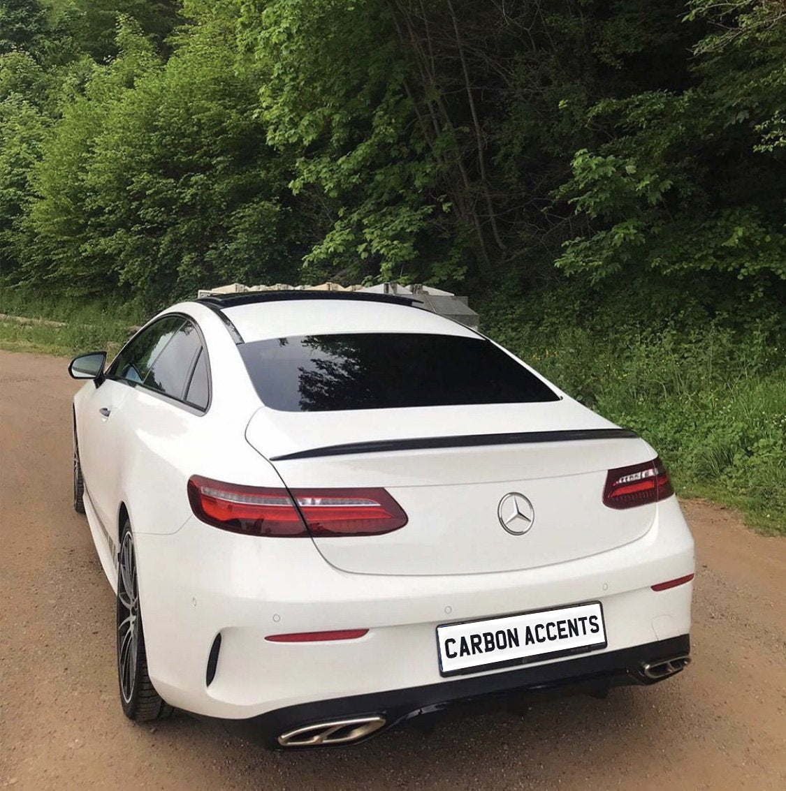 E Class E63S - W238: Carbon Fibre AMG Style Spoiler - Carbon Accents