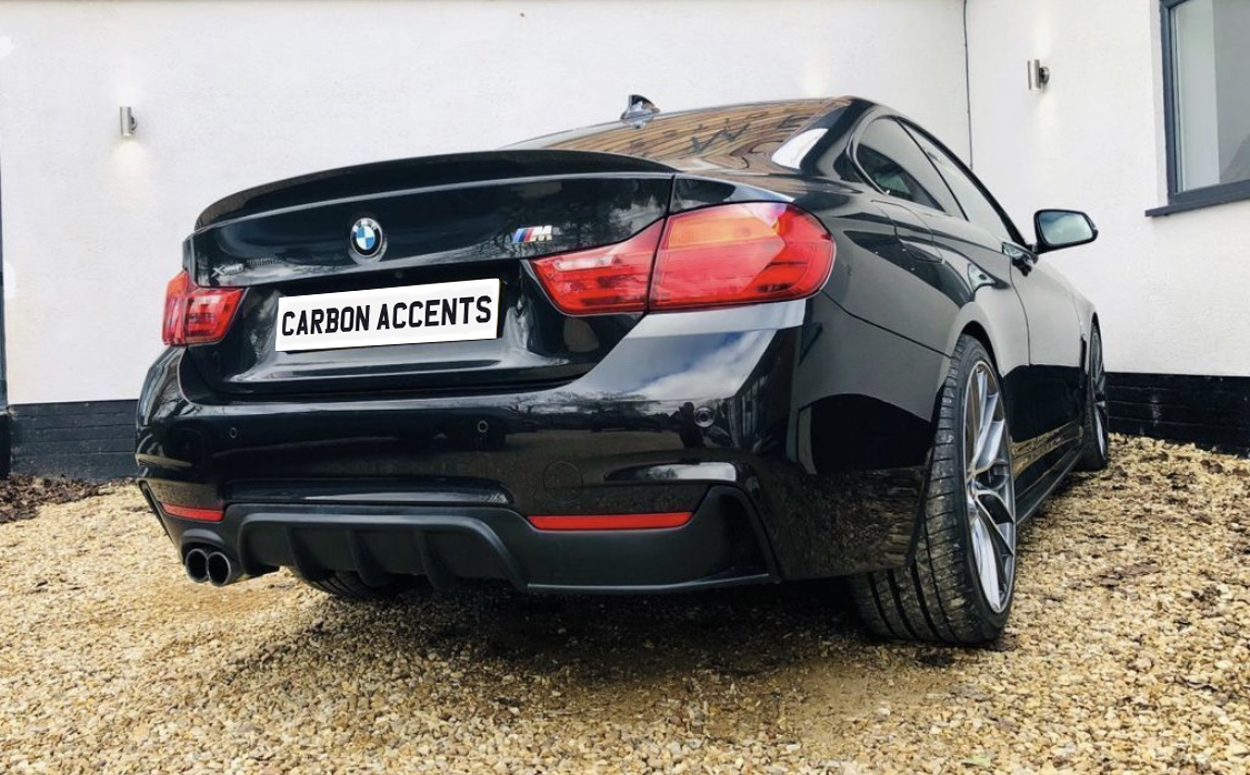 4 Series - F32 Coupe: Gloss Black Performance Style Spoiler 14-20