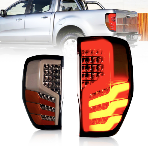 Ford Ranger - T8: Smoked Sequential Tail Lights 12-21
