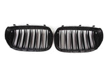 7 Series - G11: Gloss Black Double Slat Grill 16-19