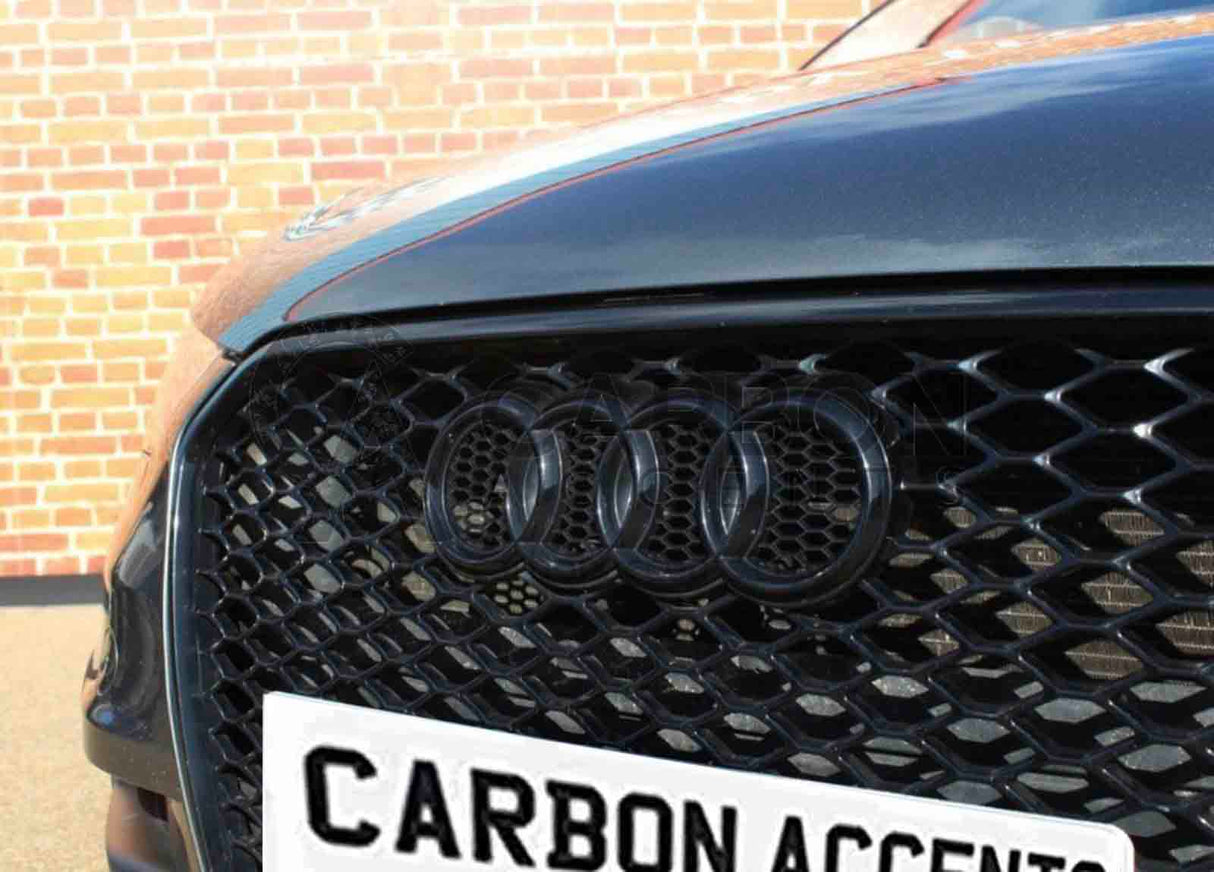 A1 - Pre-Facelift: Gloss Black RS Honeycomb Front Grill 10-14