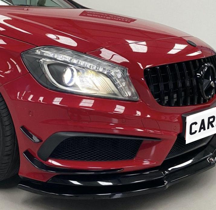 A Class - W176 Pre-Facelift: Gloss Black Panamericana GT Grill 13-15