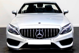 C Class - W205/C205 Pre-Facelift: Chrome Panamericana GT Style Grill 14-18