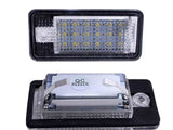 Rectangular LED light array with a grid pattern sits beside another with a 