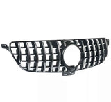 GLE - W166: Gloss Black Panamericana GT Grill 15-18