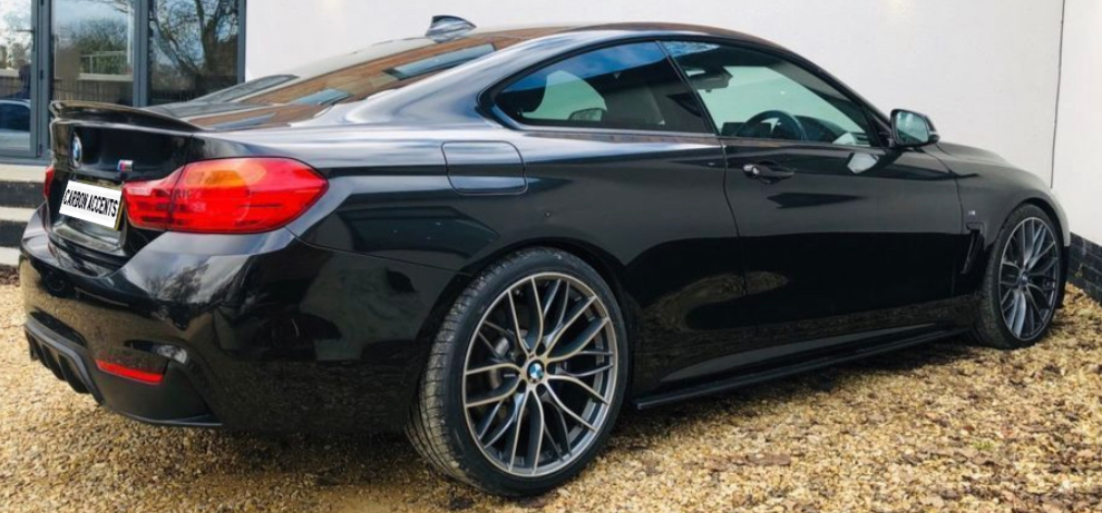 4 Series - F32 Coupe: Gloss Black Performance Style Spoiler 14-20