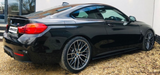 4 Series - F32: Gloss Black Performance Style Spoiler - Carbon Accents