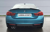 4 Series - F32 Coupe: Gloss Black M4 Style Spoiler 14-20