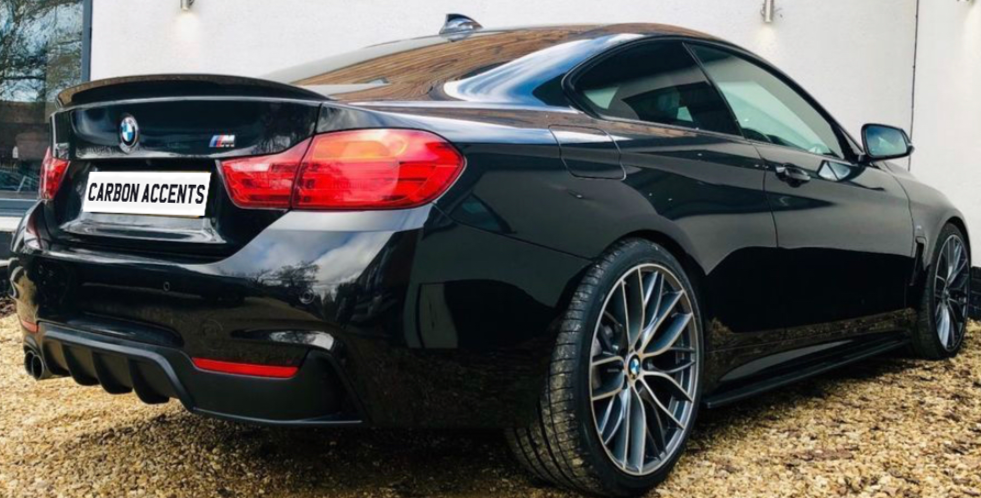 4 Series - F32 Coupe: Gloss Black Performance Style Spoiler 14-20