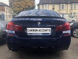 5 Series - F10: Gloss Black Performance Style Spoiler - Carbon Accents