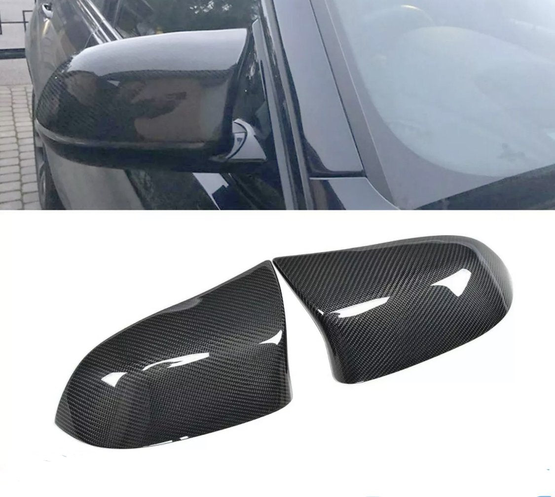 X3 X4 X5 X6 - F25 F26 F15 F16 Carbon Fibre Wing Mirror Cover M Style 2014-2018 - Carbon Accents