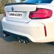 2 Series & M2 - F22/F23/F87: Carbon Fibre Performance Style Spoiler - Carbon Accents