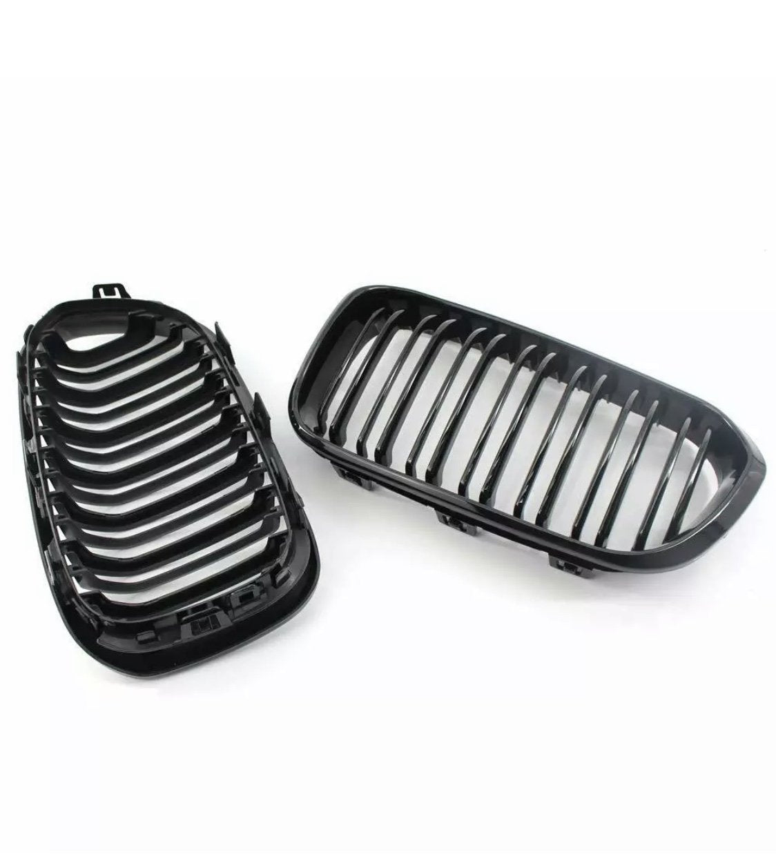 1 Series - F20/F21 Facelift LCI: Gloss Black Double Slat Grill 15-19