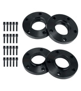 5 Series - E60: Black Wheel Spacers & Bolts 04-10