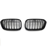 1 Series - F20/F21 Facelift LCI: Gloss Black Double Slat Grill 15-19