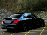 C Class - W205 Saloon: Gloss Black PSM Style Spoiler 14-21