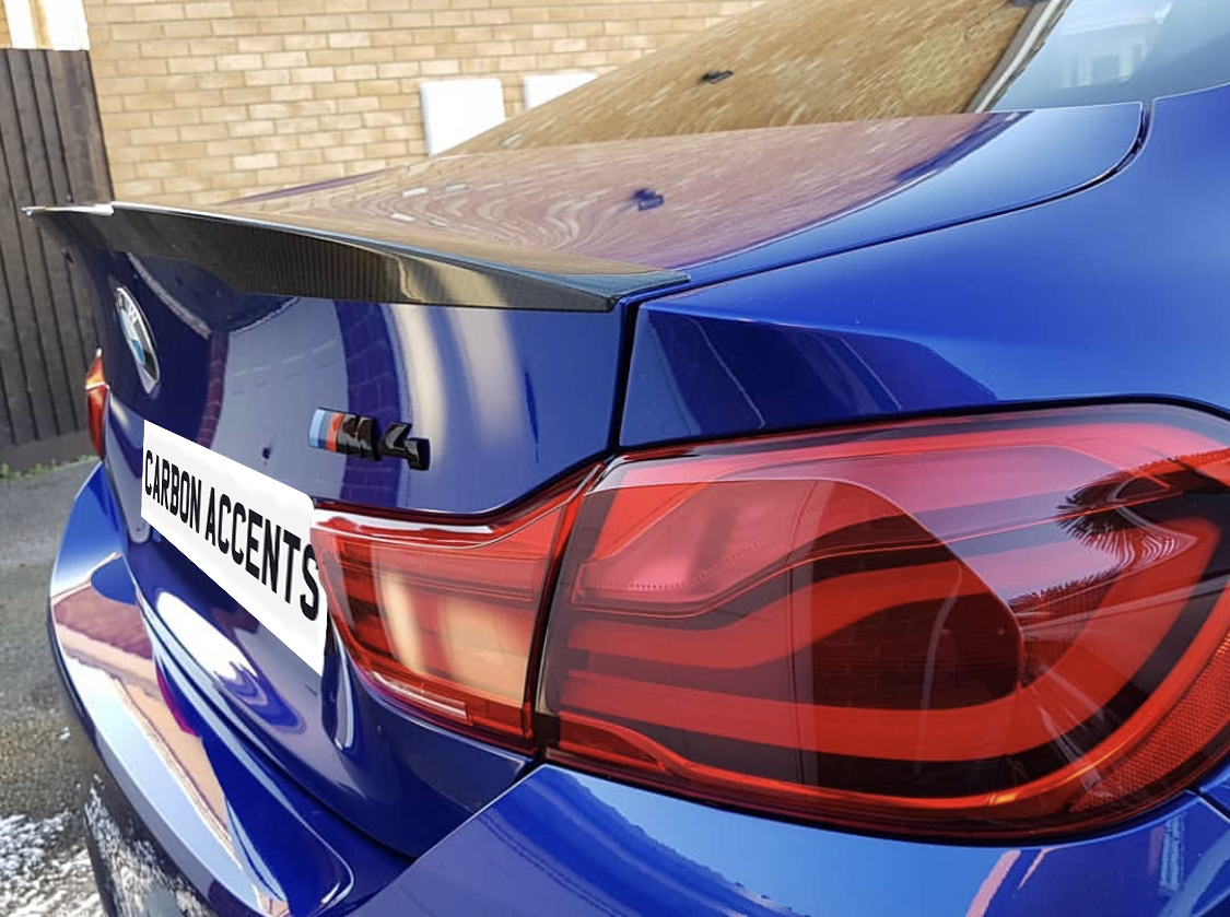 M4 - F82: Carbon Fibre M4 Style Spoiler - Carbon Accents