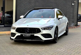 C Class - CLA W118 Pre-Facelift: Gloss Black GT Panamericana Style Grill 19-22