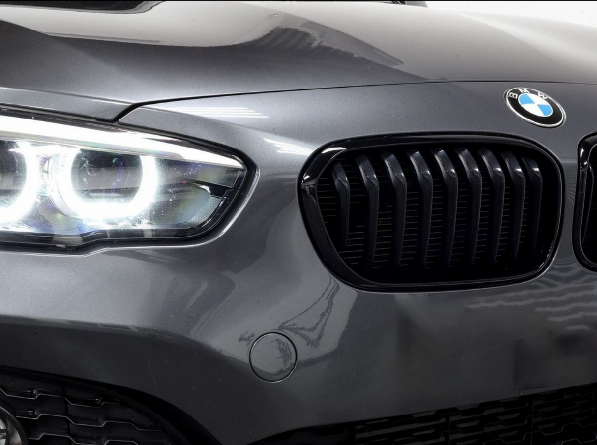 1 Series - F20/F21 Facelift LCI: Gloss Black Single Slat Grill 15-19