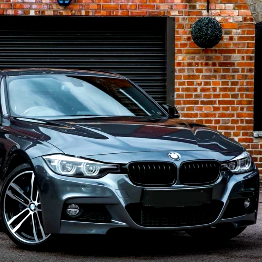 3 Series - F30/F31: Gloss Black Single Slat Grill 12-18