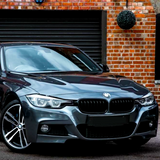 3 Series - F30/F31: Gloss Black Single Slat Grill 12-18