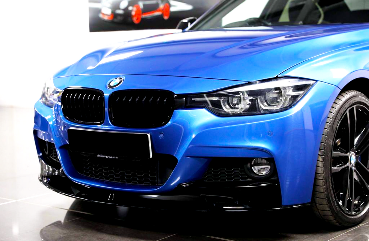 3 Series - F30/F31: Gloss Black M Performance Splitter 12-18