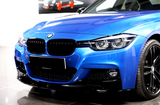 3 Series - F30/F31: Gloss Black M Performance Splitter 12-18