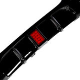 3 Series - E90 Saloon: Gloss Black LED Twin Diffuser 05-11