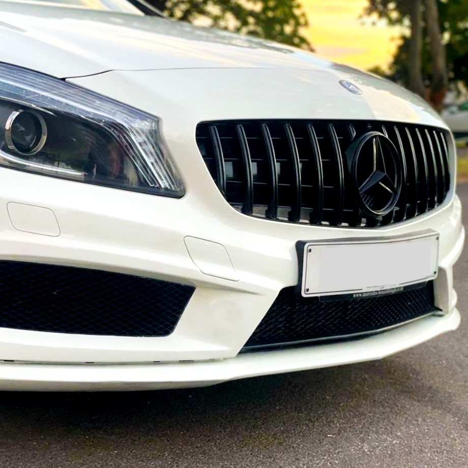 A Class - W176 Pre-Facelift: Gloss Black Panamericana GT Grill 13-15