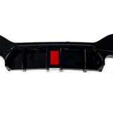 1 Series - F20/F21 Facelift: Gloss Black LED Dual Diffuser 15-19