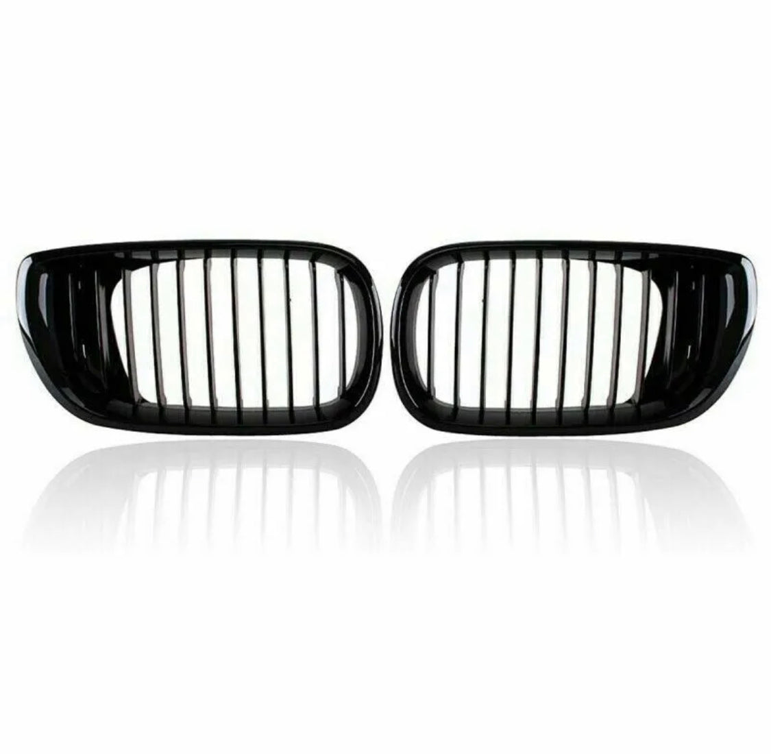 3 Series - E46 Facelift: Gloss Black Single Slat Grills 03-06