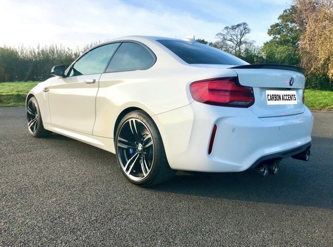 2 Series & M2 - F22/F23/F87: Carbon Fibre Performance Style Spoiler - Carbon Accents