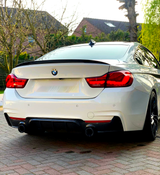 4 Series - F32 Coupe: Gloss Black Performance Style Spoiler 14-20