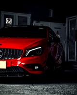 A Class - W176 Pre-Facelift: Gloss Black Panamericana GT Grill 13-15