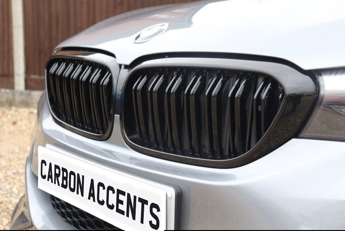 5 Series - G30/G31 Pre-Facelift: Gloss Black Double Slat Grill 17-20