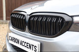 5 Series - G30/G31 Pre-Facelift: Gloss Black Double Slat Grill 17-20