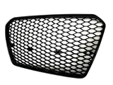 A5 - B8.5 Facelift: Gloss Black Badgeless Honeycomb Grill 13-16