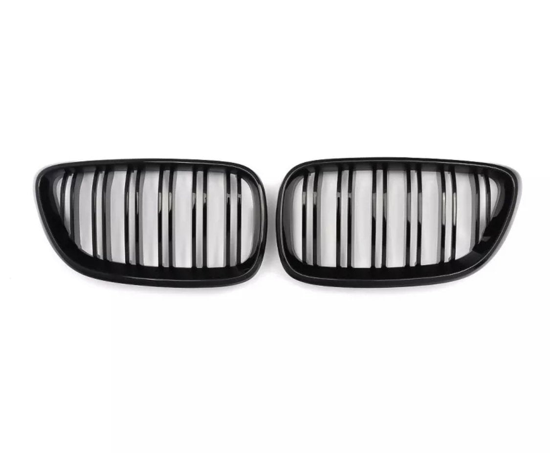 2 Series - F22/F23/F87: Gloss Black Grill Double Slat 14-21