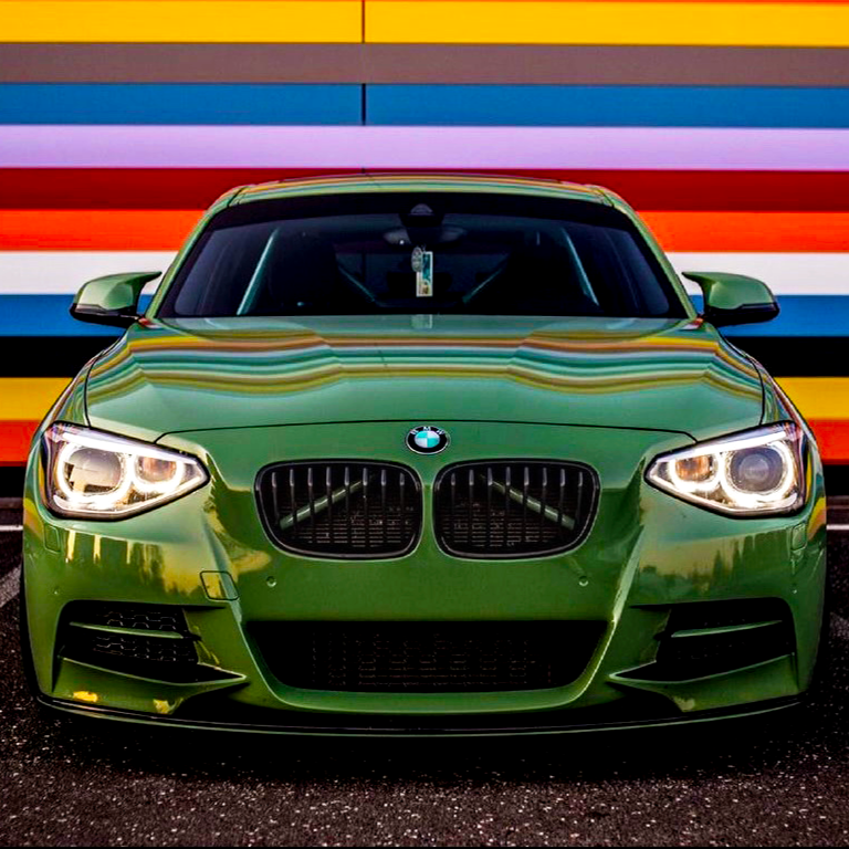 1 Series - F20/F21 Pre-Facelift: Gloss Black Single Slat Grill 11-14